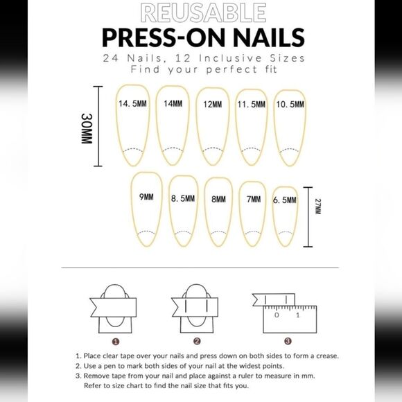 Skeleton Bones Black & White Halloween Horror Stiletto Nails - Picture 3 of 5